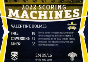 2023 NRL Traders Titanium - Scoring Machines #SM09 Valentine Holmes Back